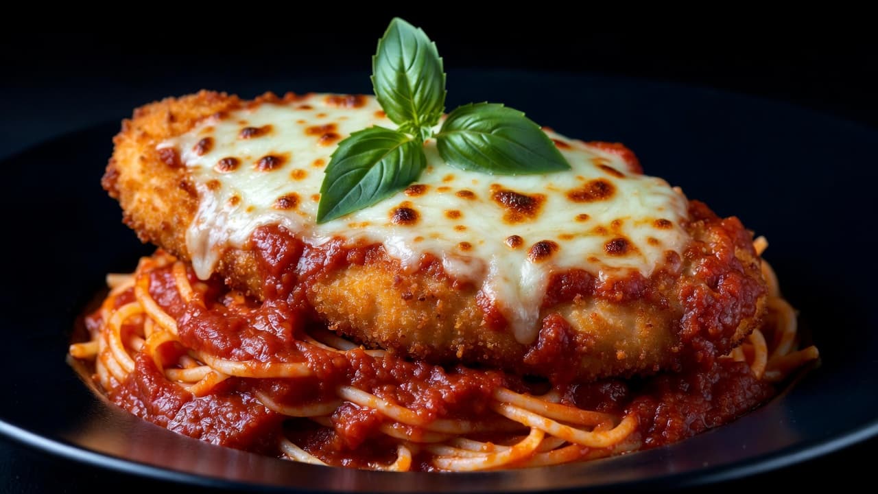 Aerial Chicken Parmesan