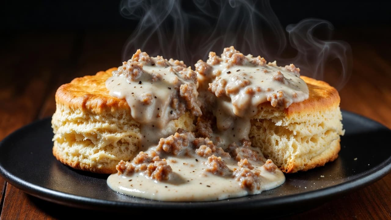 Firehouse Biscuits and Gravy