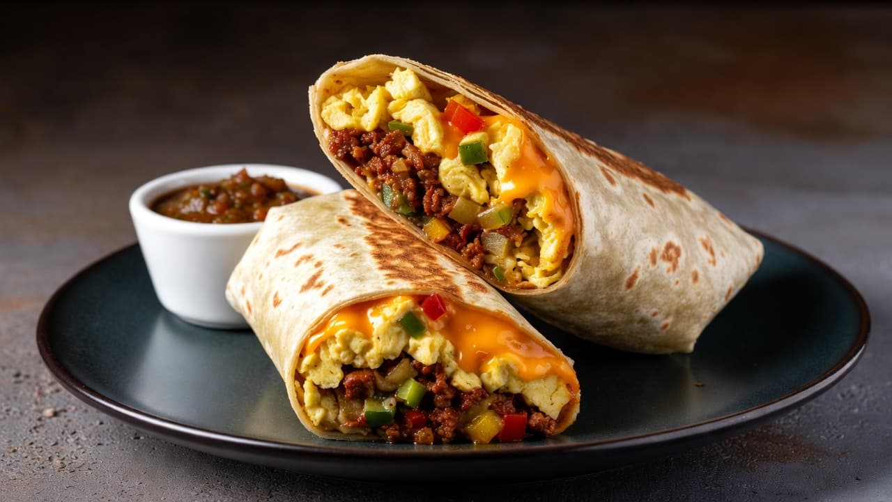 Midnight Alarm Breakfast Burritos